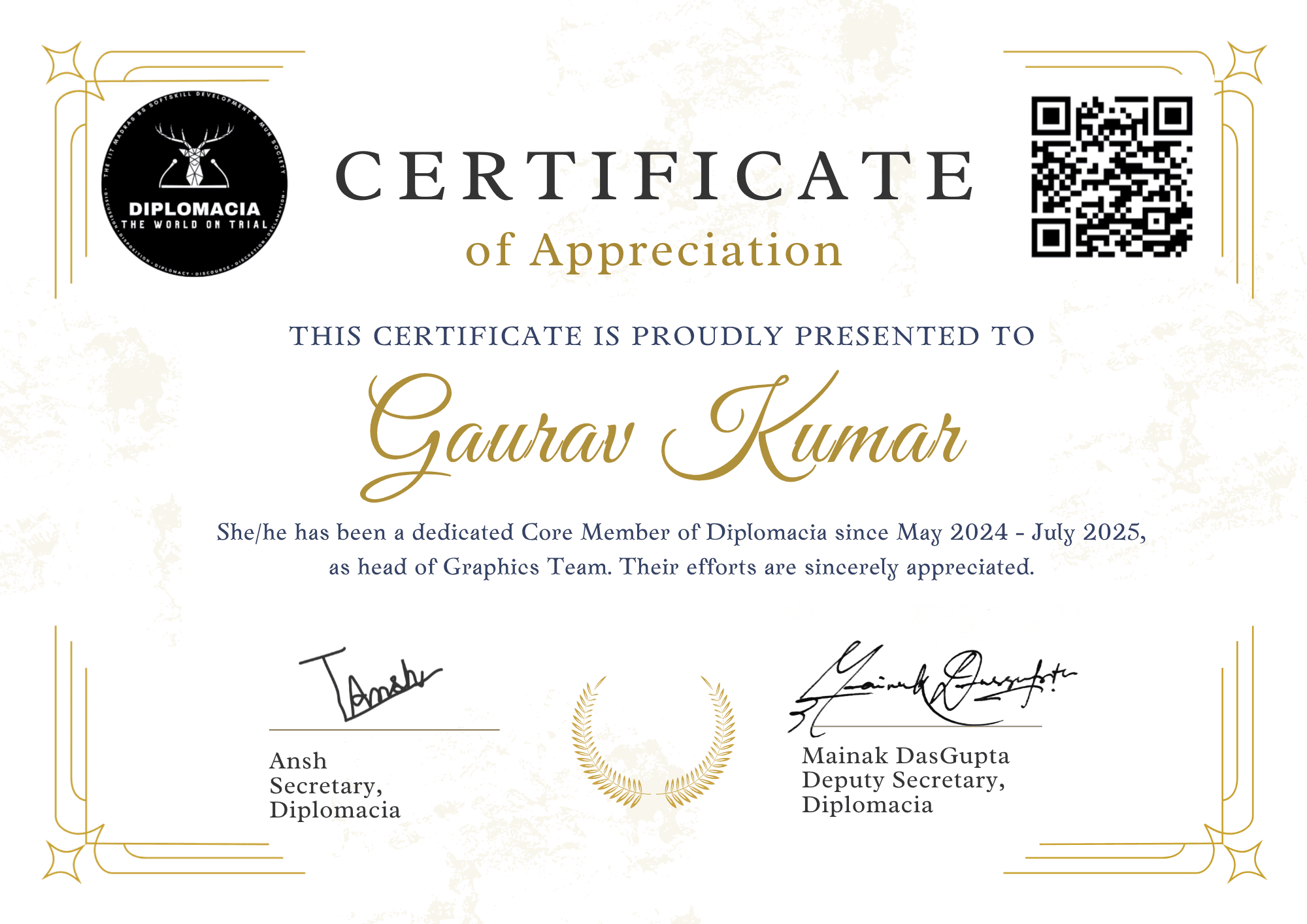 Certificate 8