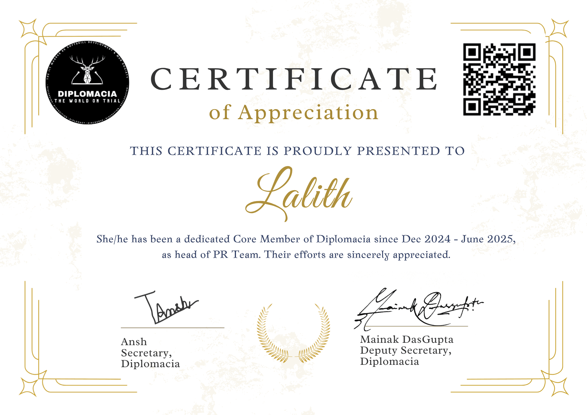 Certificate 9