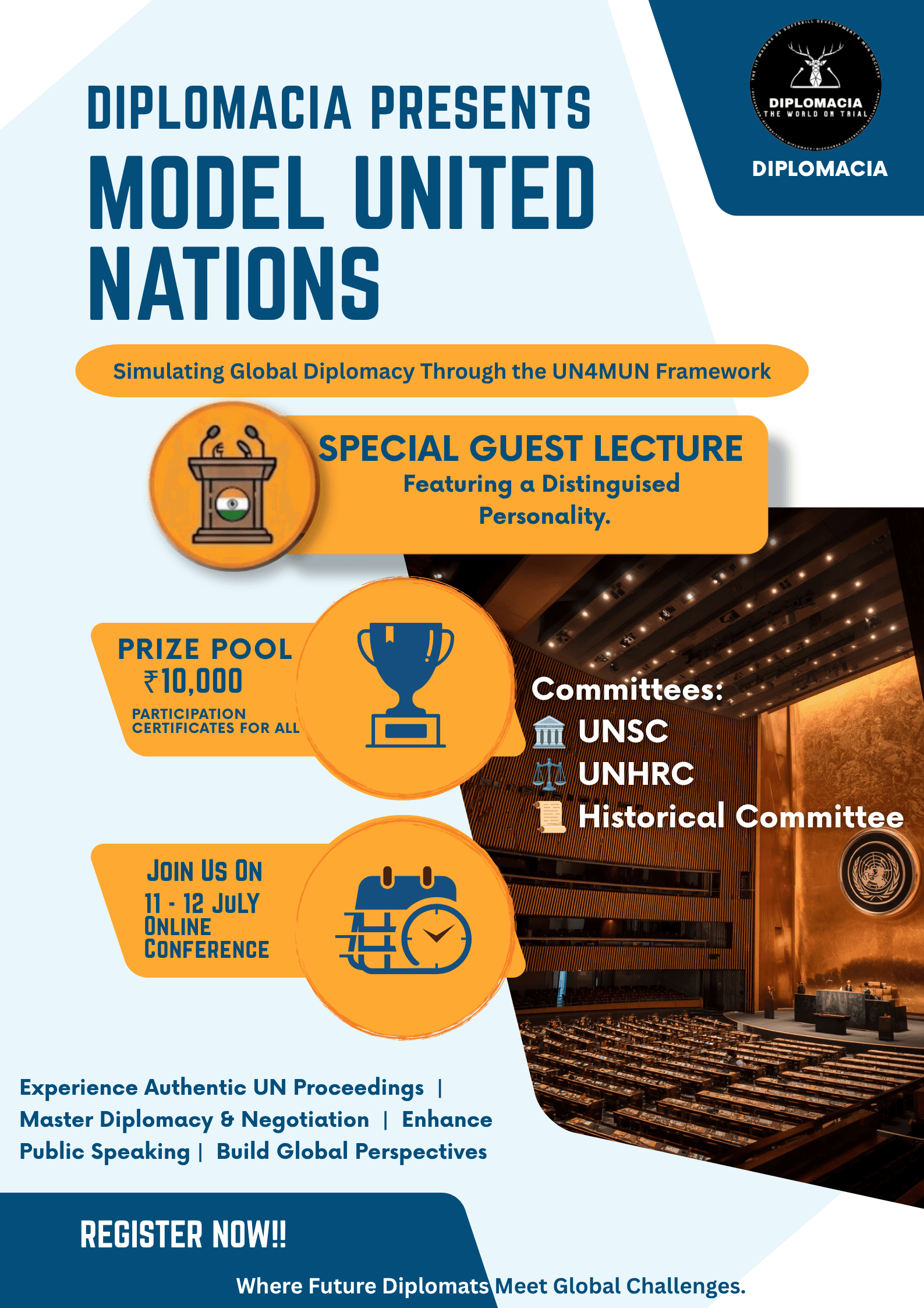 Model United Nations Poster & Invitation